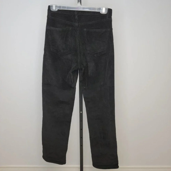 ARITZIA Wilfred Free Maddie Pant  High Waisted Black Cords - Picture 4 of 5